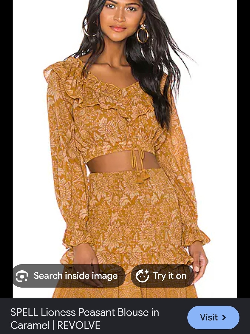 SET NEW SpELL LIONESS 2 PIECE Skirt And Blouse